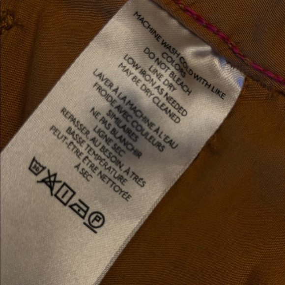 Anthropologie Maeve Golden Wide-Leg Pants - Picture 8 of 9